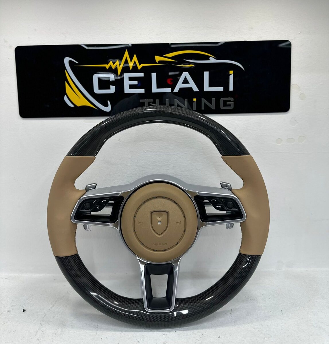 Porsche Cayenne Siyah Carbon Direksiyon 5