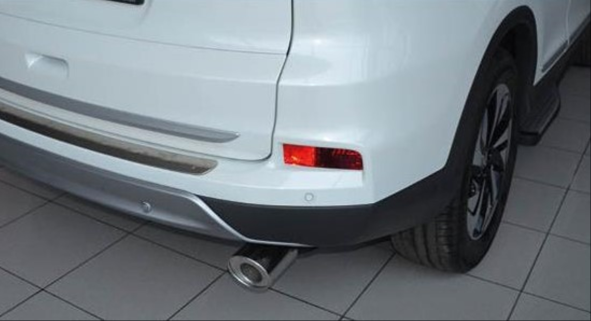 Honda CR-V 2012-2017 İçin Uyumlu Oval Egzoz Nikelaj 2