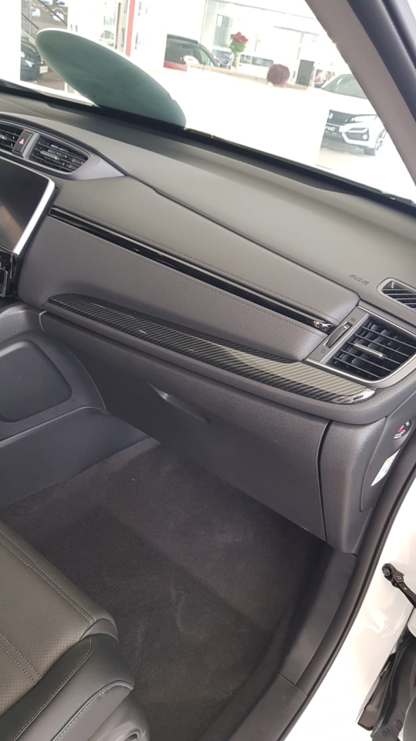 Honda CR-V 2017+ İçin Uyumlu Karbon Göğüslük Kaplama (2 Parça) 3