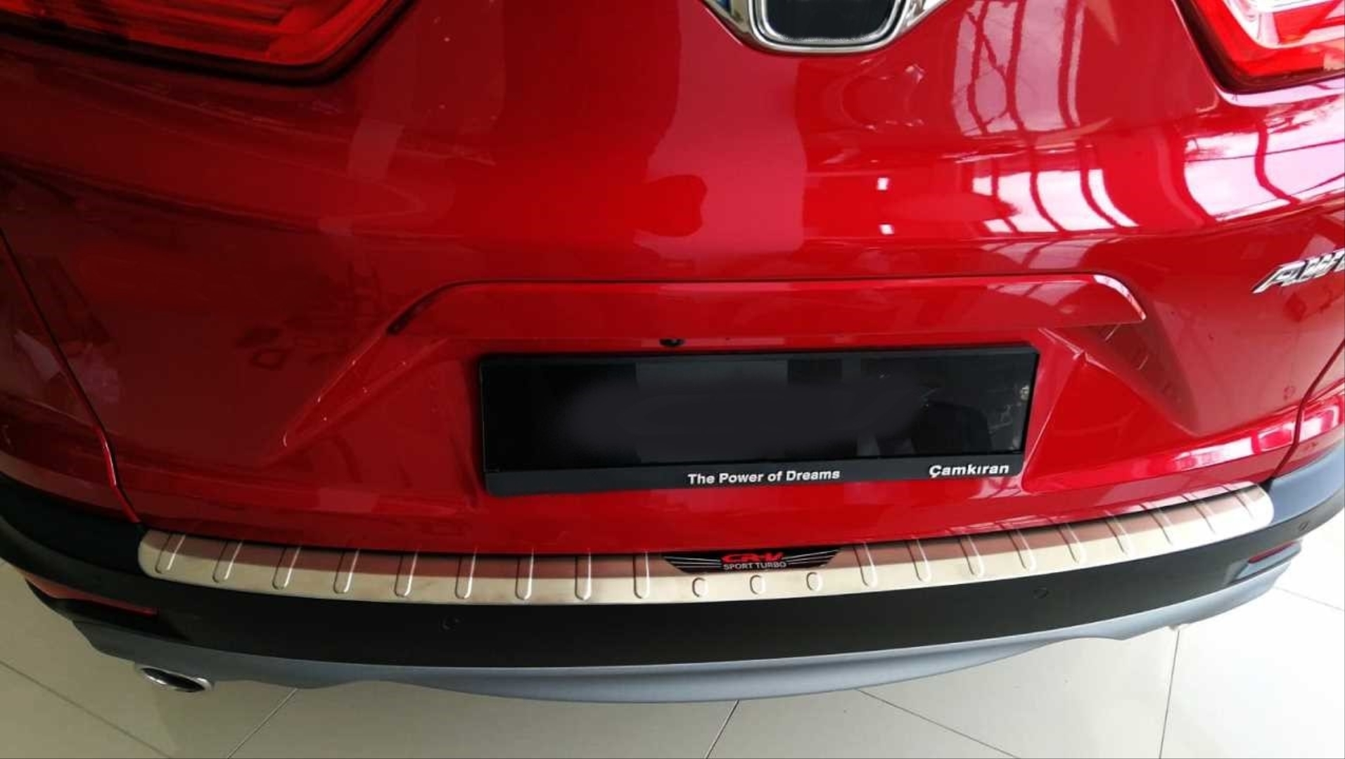 Honda CR-V 2018-2019 İçin Uyumlu Arka Tampon Üst Kaplaması 3