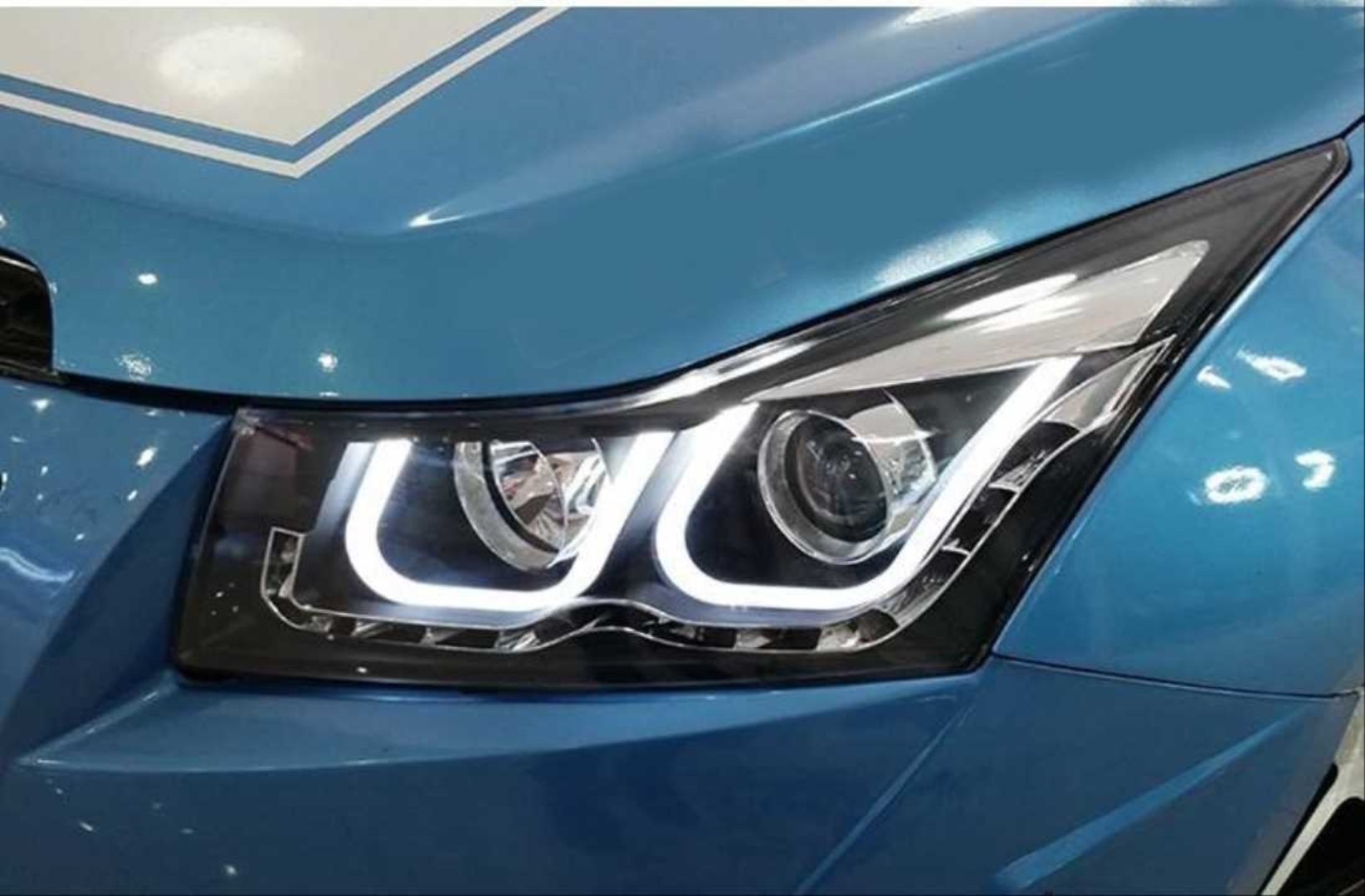 Chevrolet Cruze 2009-2014 için LED Far 2