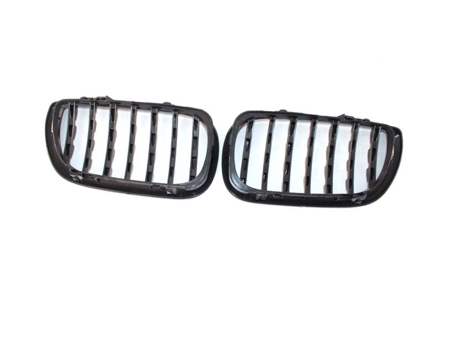 BMW 3 Serisi E46 2002-2004 Uyumlu Diamond Panjur (Böbrek) Piano Black Çerçeve 2