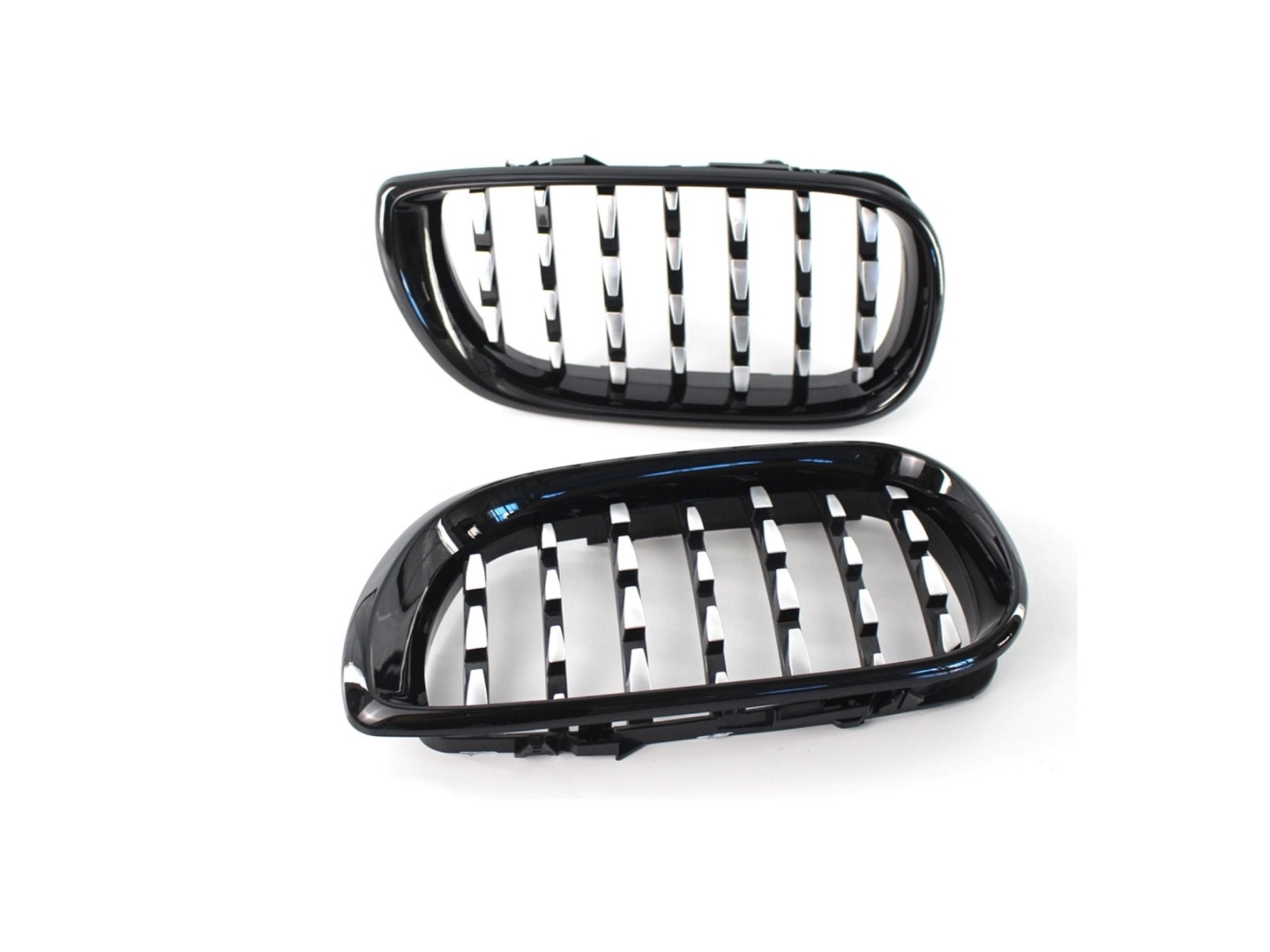 BMW 3 Serisi E46 2002-2004 Uyumlu Diamond Panjur (Böbrek) Piano Black Çerçeve 3