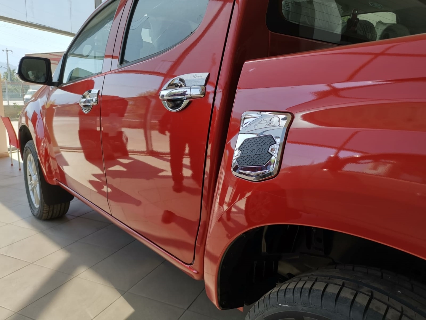 Isuzu D-MAX 2012-2017 Depo Kapağı Kaplaması Nikelaj 3
