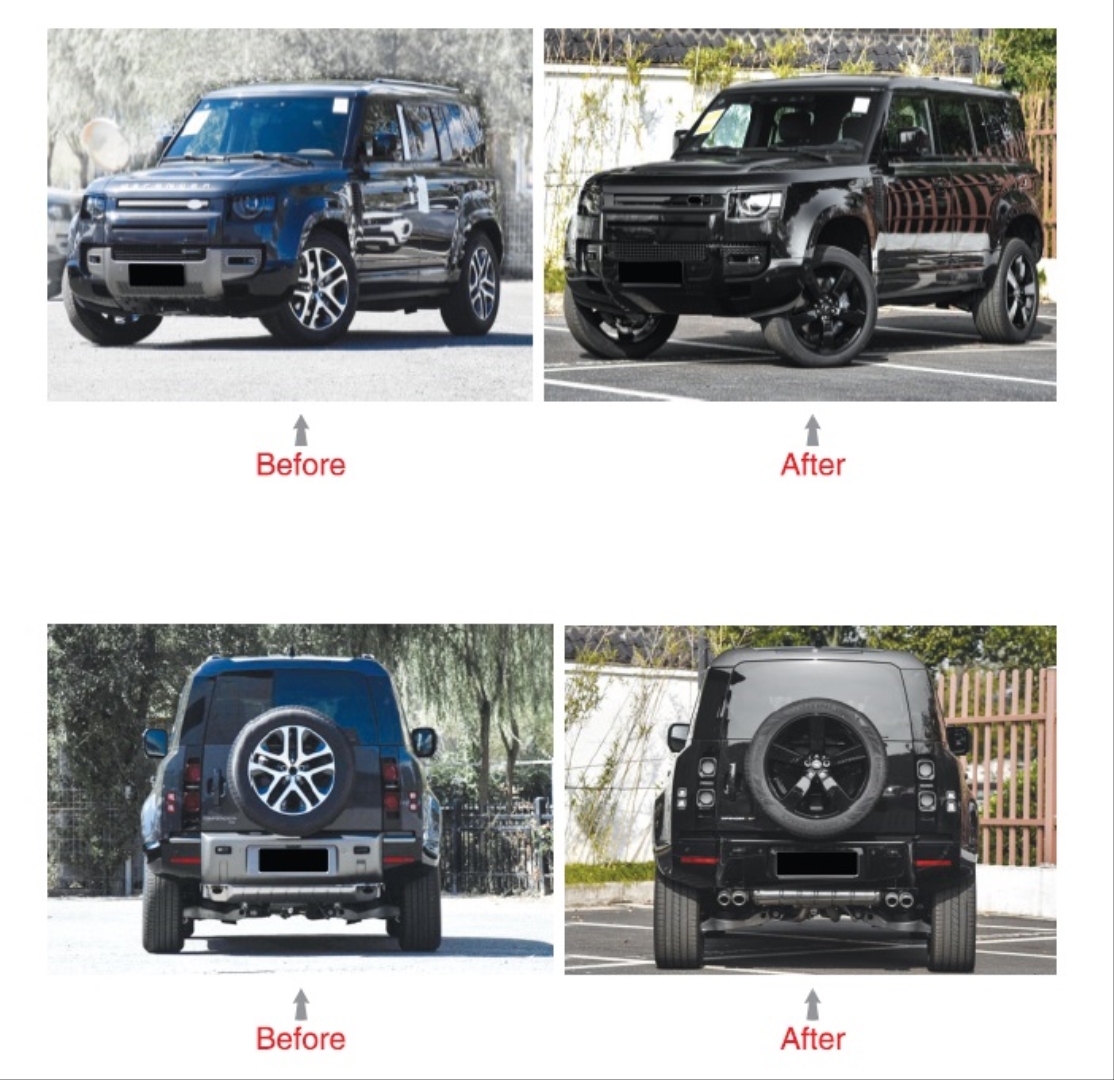 Land Rover Defender 2020+ İçin Black Edition Body Kit (Full Set) 2
