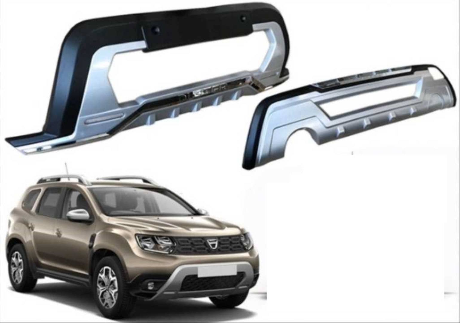 Dacia Duster 2018-2022 Ön-Arka Tampon Koruma 2