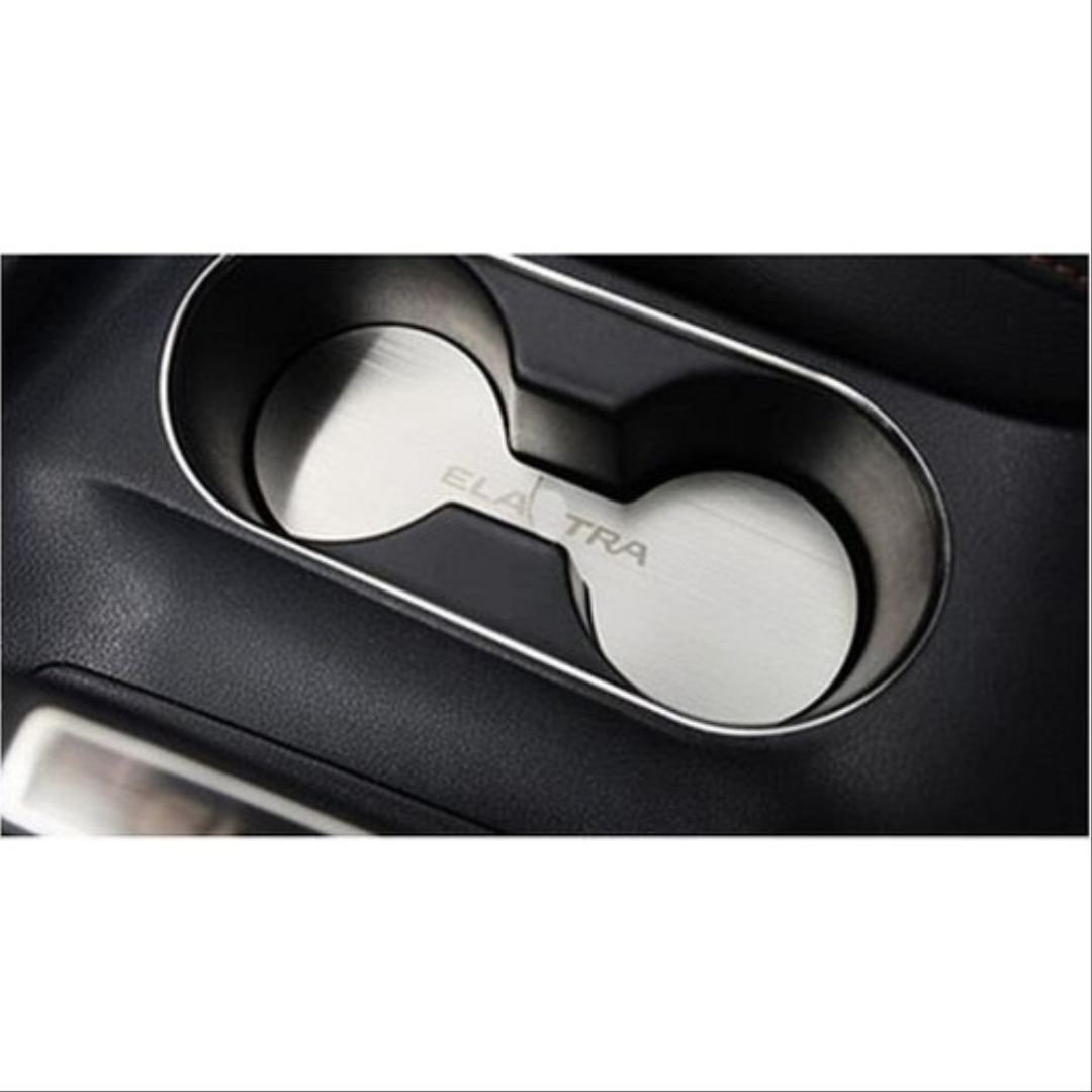 Hyundai Elantra 2016-2019 İçin Uyumlu Bardalık İç Kaplama Silver 3