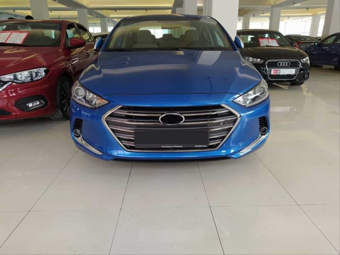 Hyundai Elantra 2016-2019 İçin Uyumlu Ön Sis Çıtası Nikelaj 3