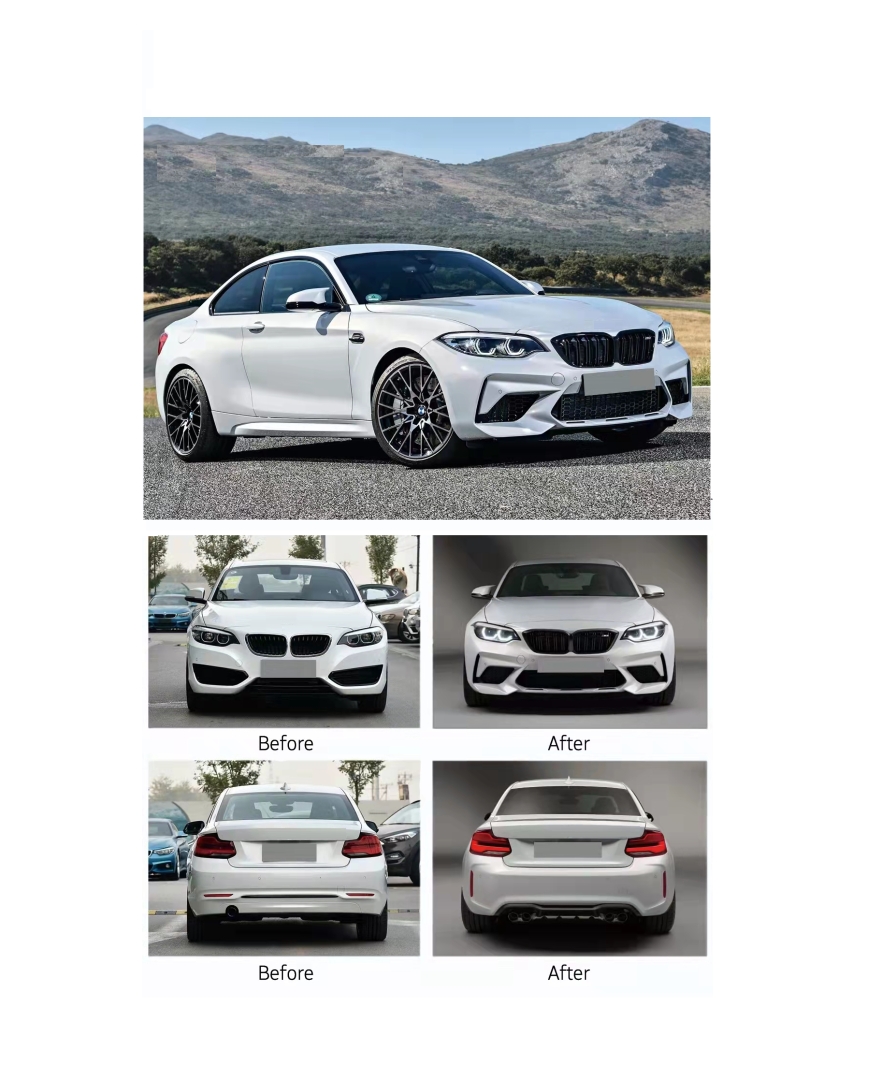 F22 2 Serisi İçin M2 Competition Wide Body Kit 3