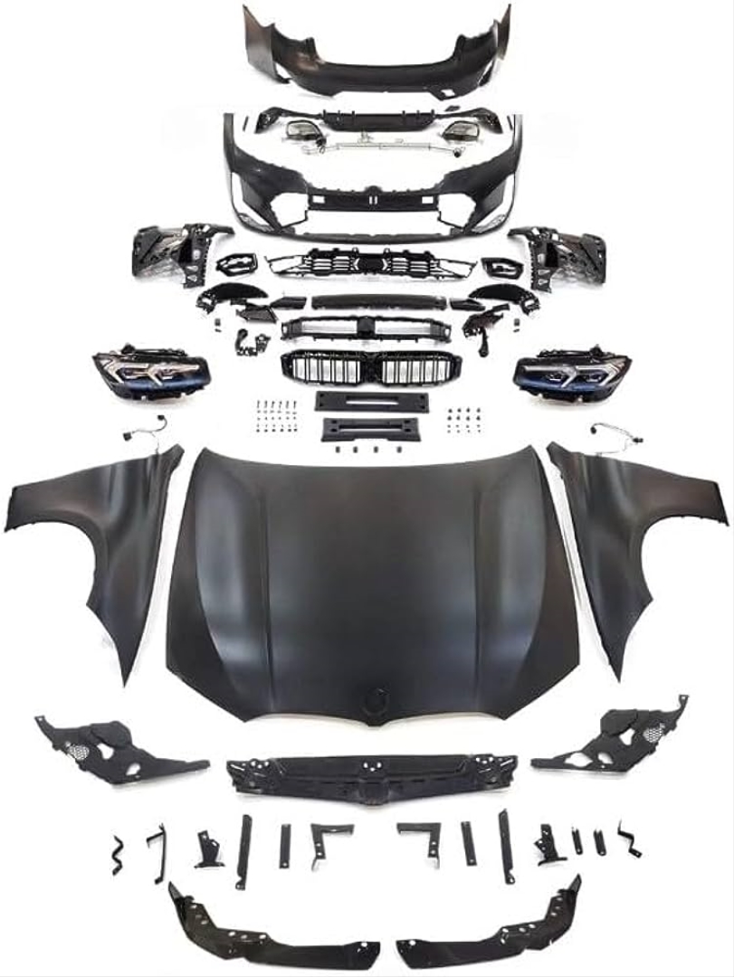 BMW F30 3 Serisi İçin 2022+ Yükseltme G20 Facelift - Stop Dahil (Makyajsız Kasa Xenon Farlı Modeller İçin) 4