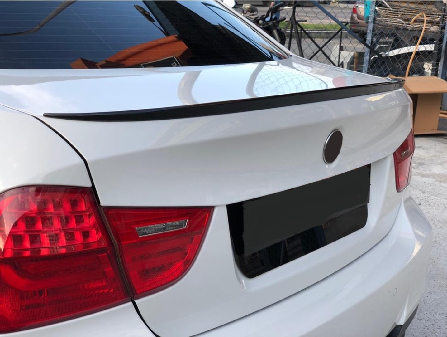 BMW 3 Serisi E90 2005-2012 MP Spoiler - Piano Black (Parlak Siyah) 4