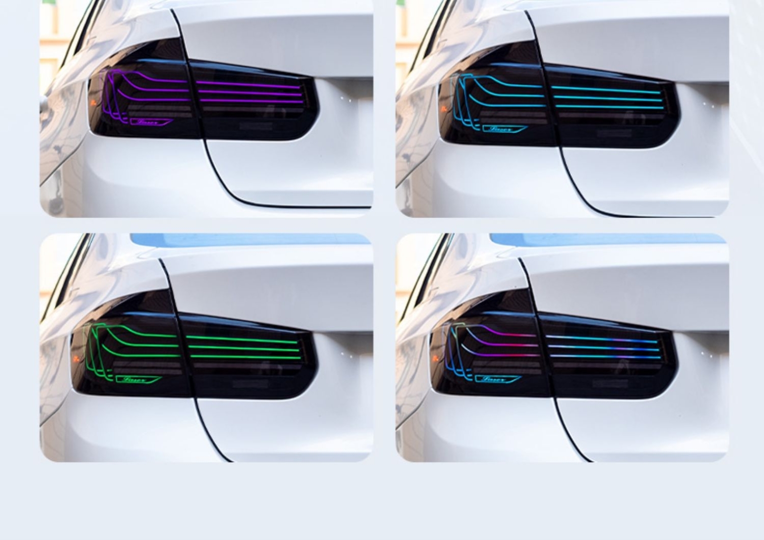 F30 3 Serisi İçin Lazer LED Stop - RGB (Uygulama Kontrollü Renk Değişimi) 5