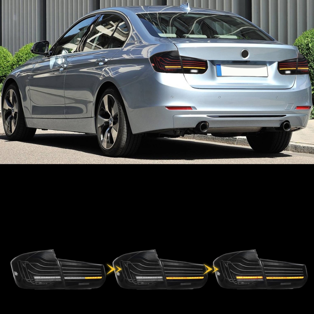 BMW F30 3 Serisi İçin Lazer LED Stop - Smoke 4