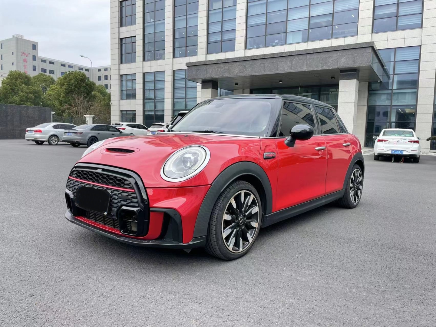 F55 Mini Cooper 2021+ için JCW Ön Tampon Set (Makyajlama) 2