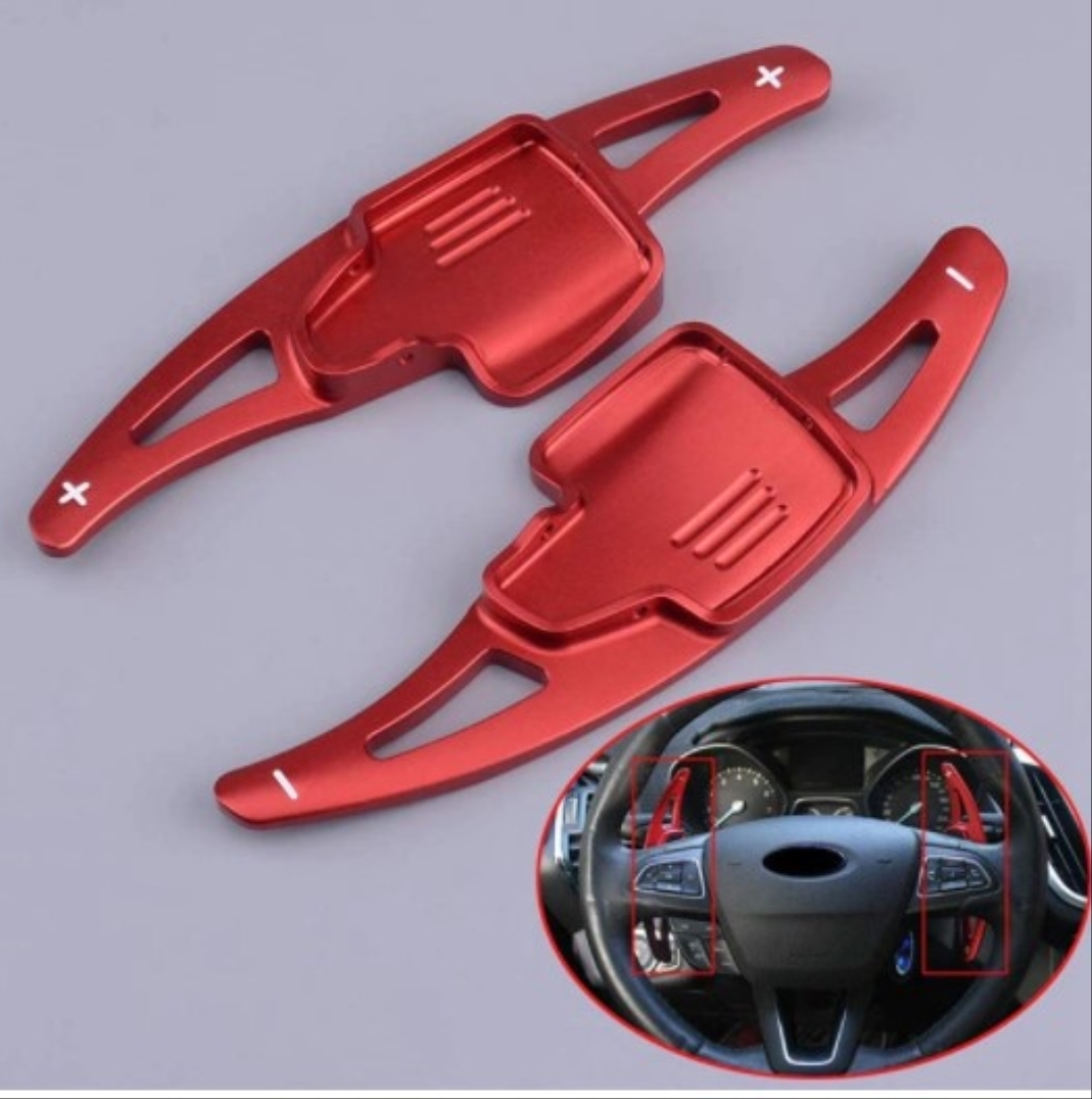 Ford Focus için Uyumlu (2015-2019) Paddle Shift (F1 Vites Kulakçık) - Kırmızı 5