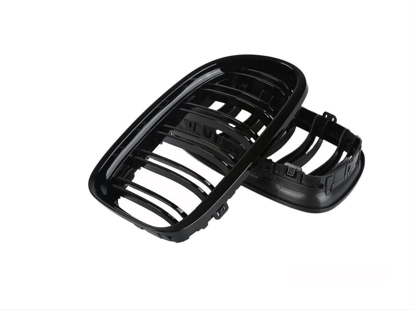 BMW 3 Serisi E90 2008-2011 M3 Bobrek (Çift Çizgi Panjur) Piano Black 3