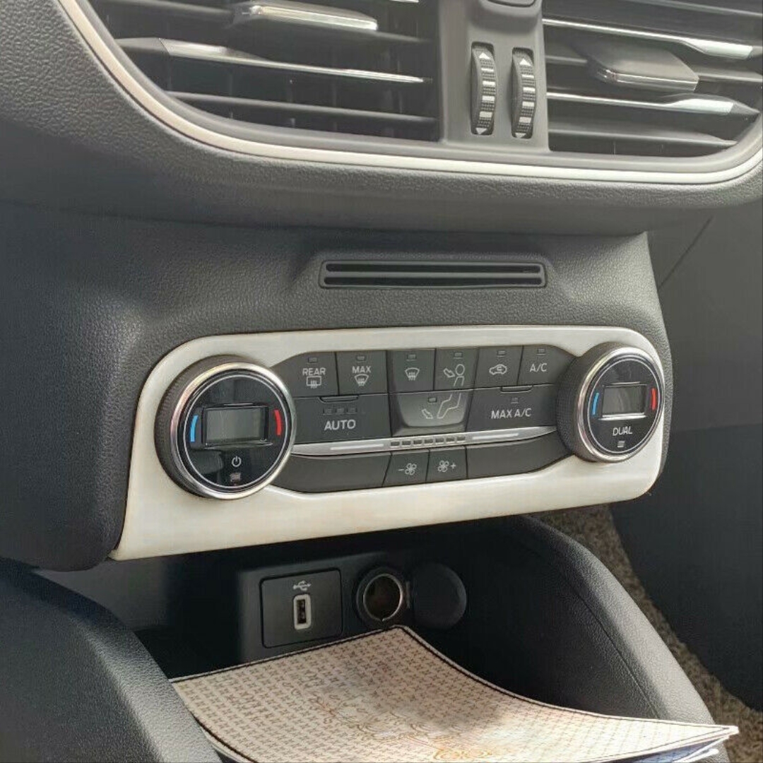 Focus için uyumlu 2019+ klima panel kaplama silver (ABS) 3