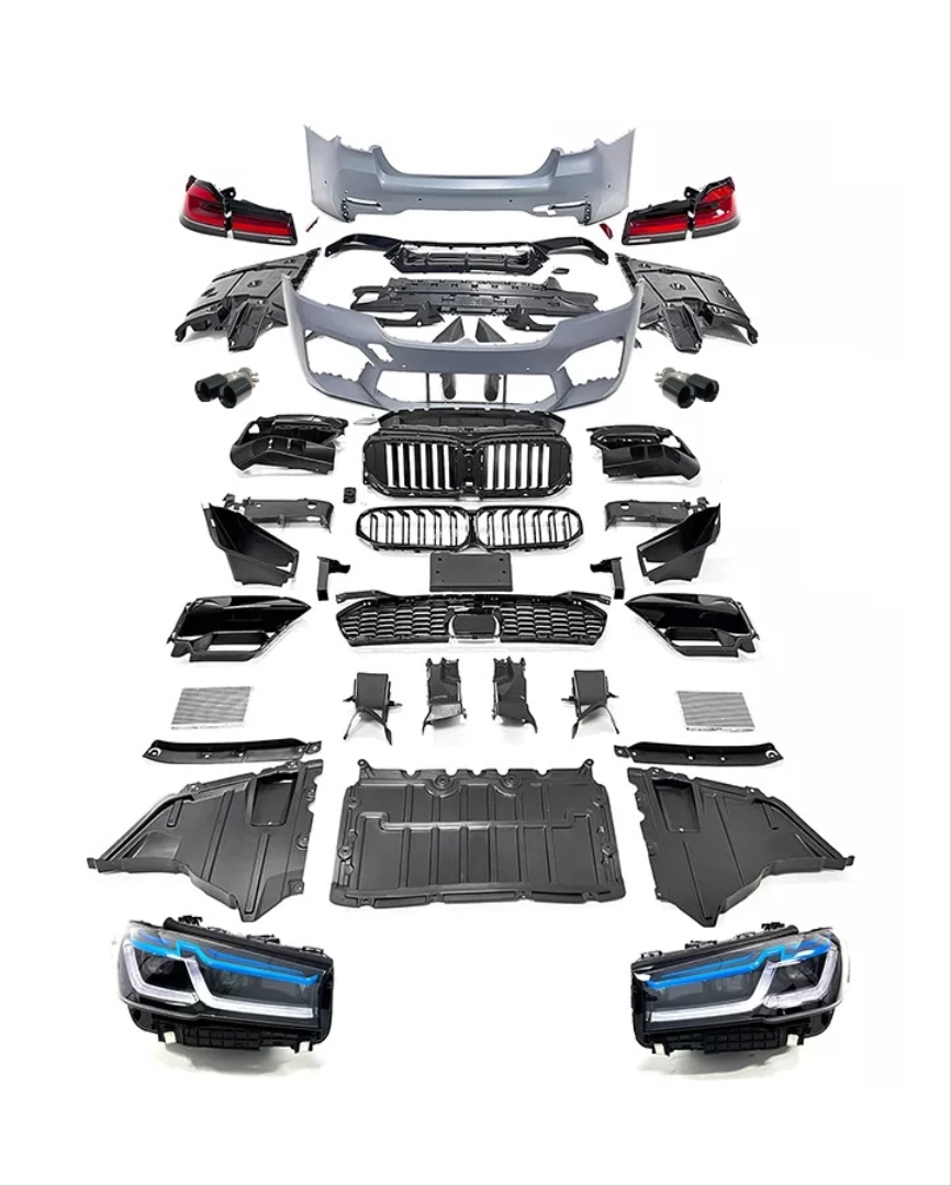 G30 5 Serisi (2017-2020) için 2020+ LCI M5 Facelift Body Kit 2