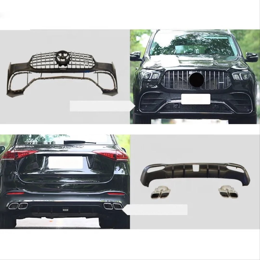 Mercedes-Benz GLE 2020+ İçin Uyumlu GLE 63 Body Kit 2