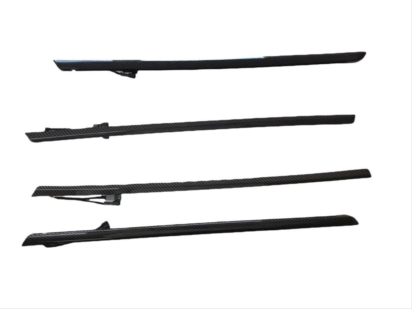 BMW 3 Serisi F30 İçin Uyumlu Ambiyans Set (Klima Panel ve Kapılar) - Karbon Renk 3
