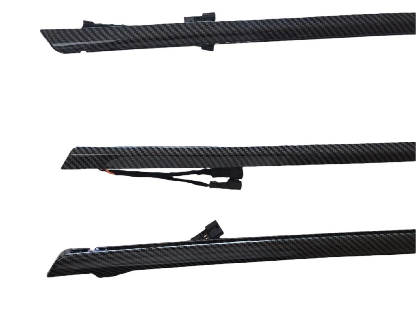 BMW 3 Serisi F30 İçin Uyumlu Ambiyans Set (Klima Panel ve Kapılar) - Karbon Renk 5