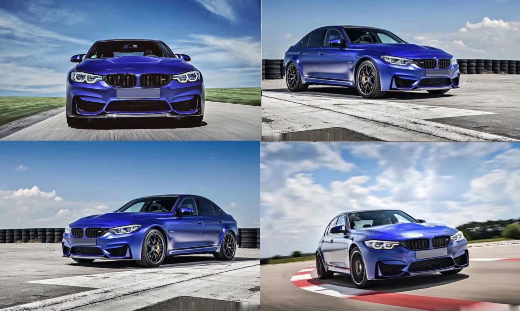 BMW 3 Serisi F30 (2012+) için M3 Görünüm Body Kit 2