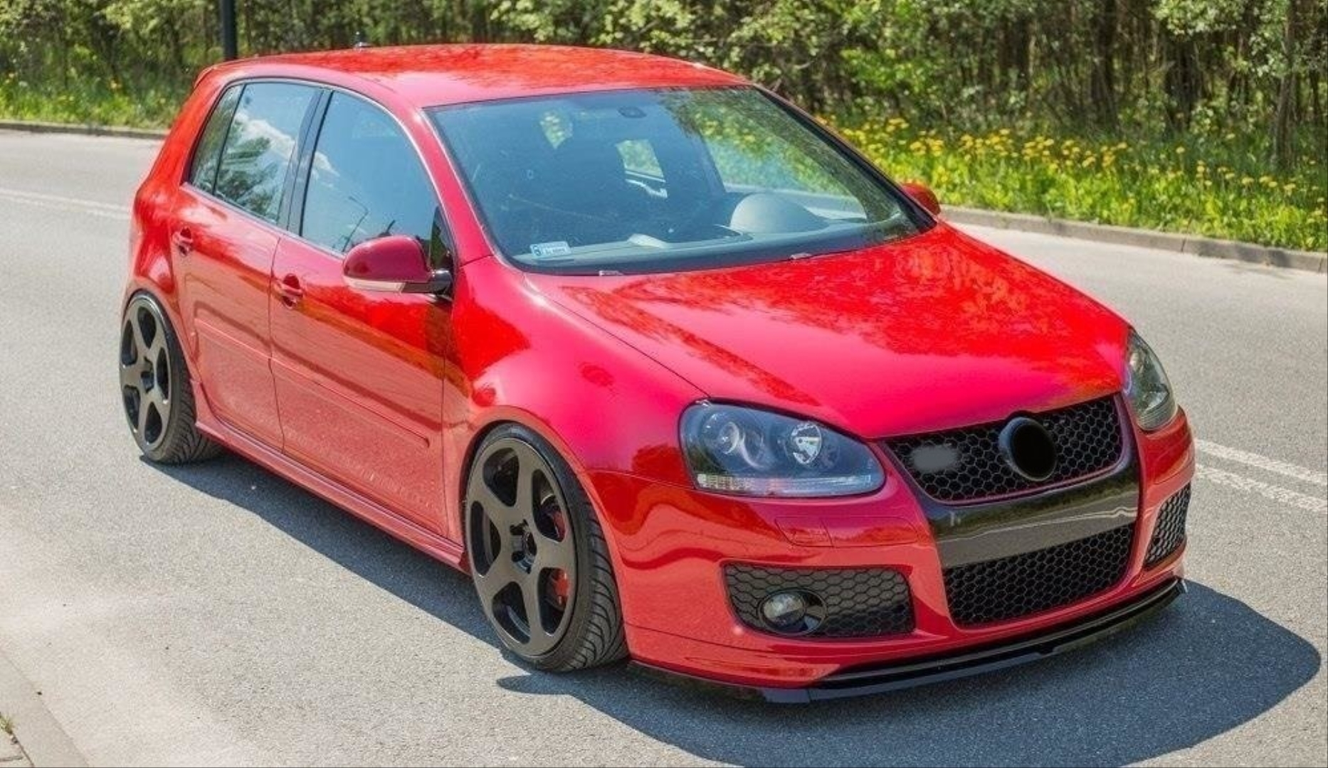 Volkswagen Golf 5 MK5 2003-2009 İçin Uyumlu Ön Tampon + Panjur GTI (Sis Ihtiva Etmez) 4