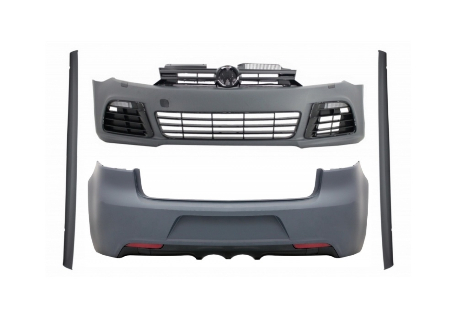 Golf 6 (2009-2012) için Uyumlu R20 Body Kit 4