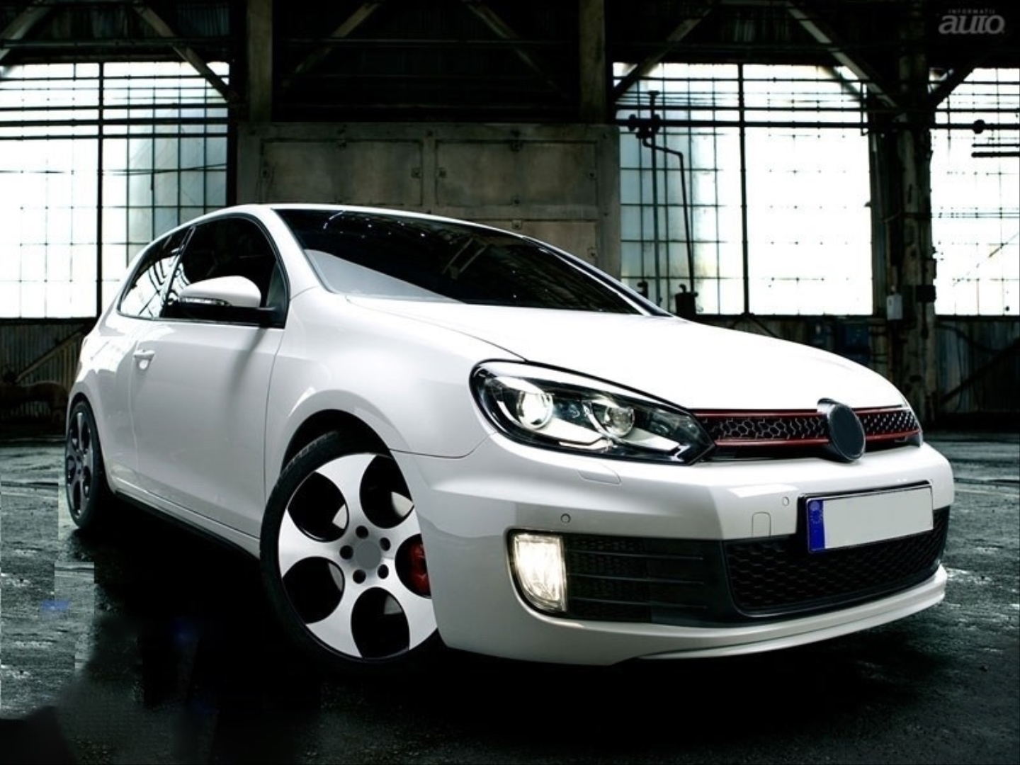 Volkswagen Golf 6 MK6 2009-2012 için Uyumlu Ön Tampon + Panjur GTI 2