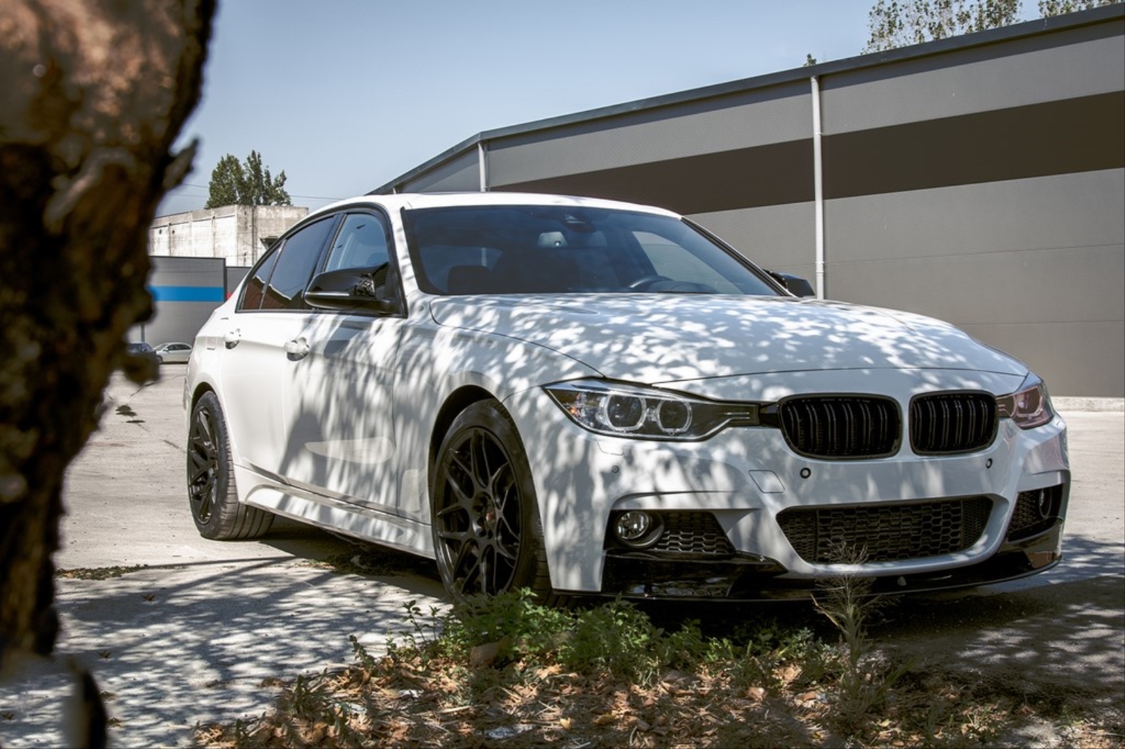 BMW 3 Serisi F30 (2012-2018) M Sport Ön Lip - Piano Black (3 Parça) 3