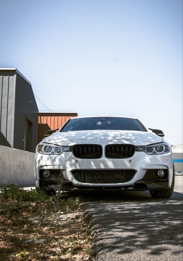 BMW 3 Serisi F30 (2012-2018) M Sport Ön Lip - Piano Black (3 Parça) 4