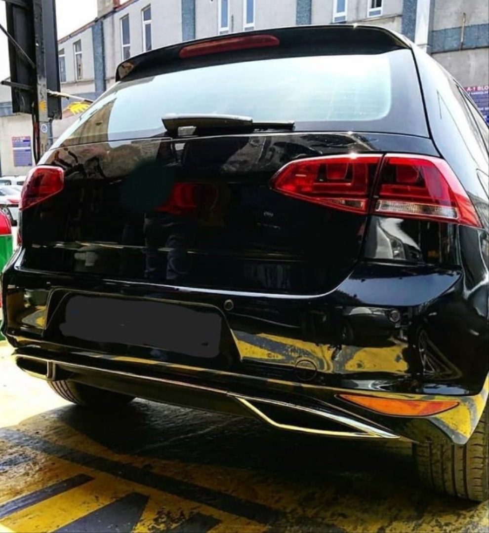 Golf 7 (2013-2017) İçin Uyumlu Difuzor Parlak Siyah 4