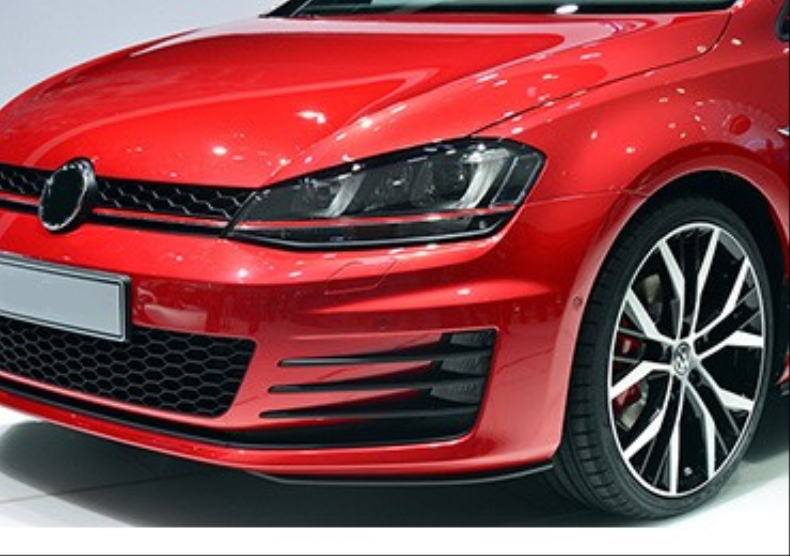 Golf 7 2013-2017 Uyumlu GTI Ön Tampon ve Panjur Seti 2