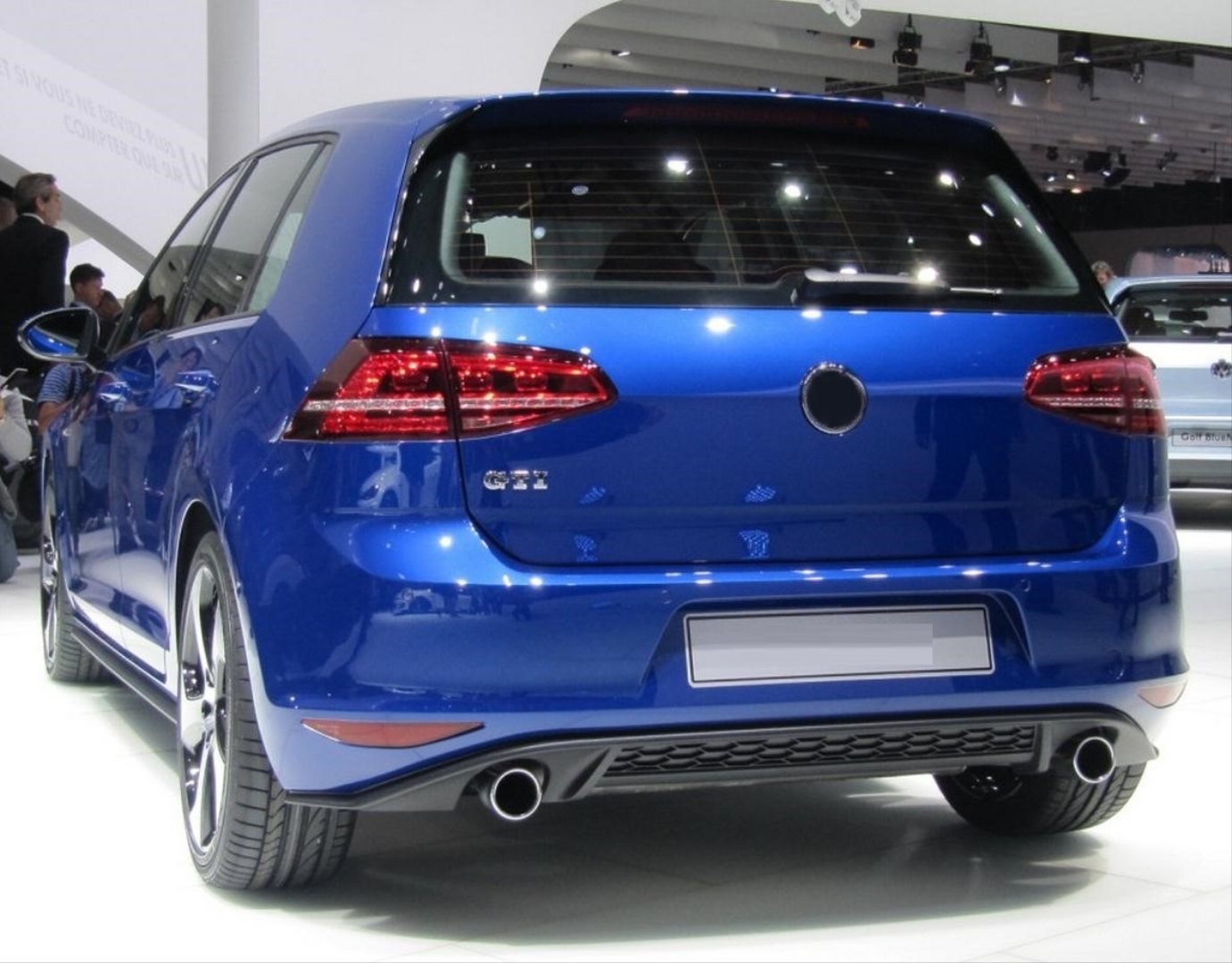 Golf 7 (2013-2018) Uyumlu GTI Difüzör Piano Black 2