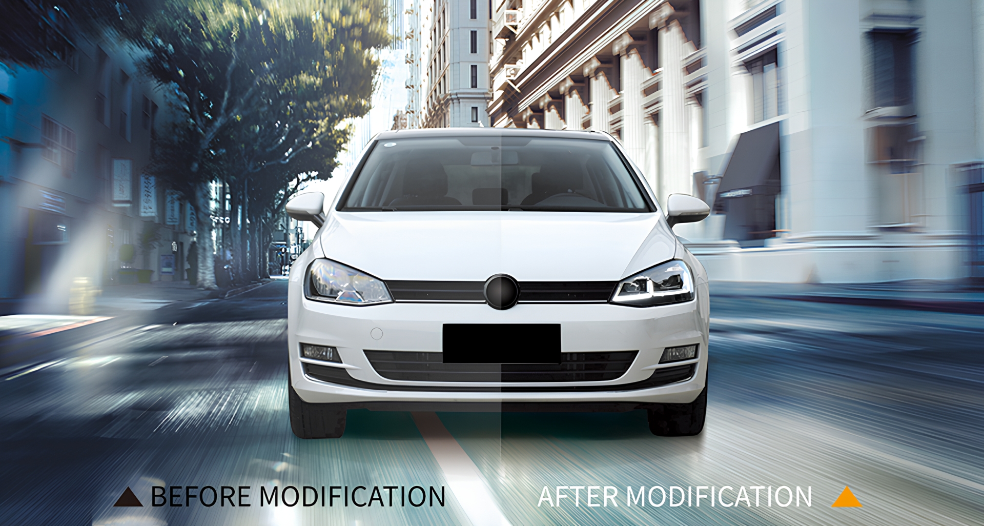 Volkswagen Golf 7 için 7,5 J LED Far (BOS) 2