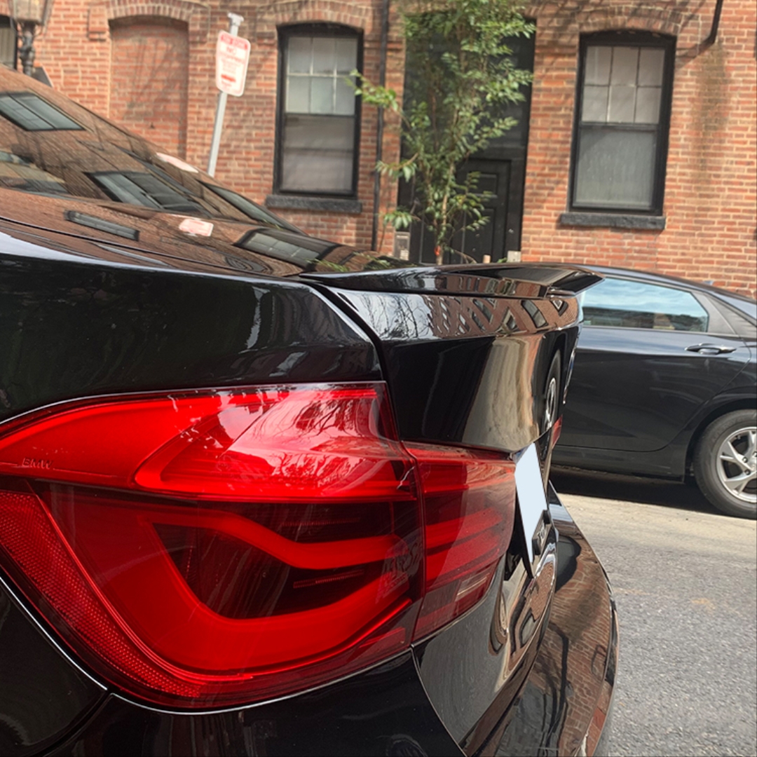 BMW 3 Serisi F30 2012-2018 Uyumlu MT Hybrid Spoiler Piano Black 4