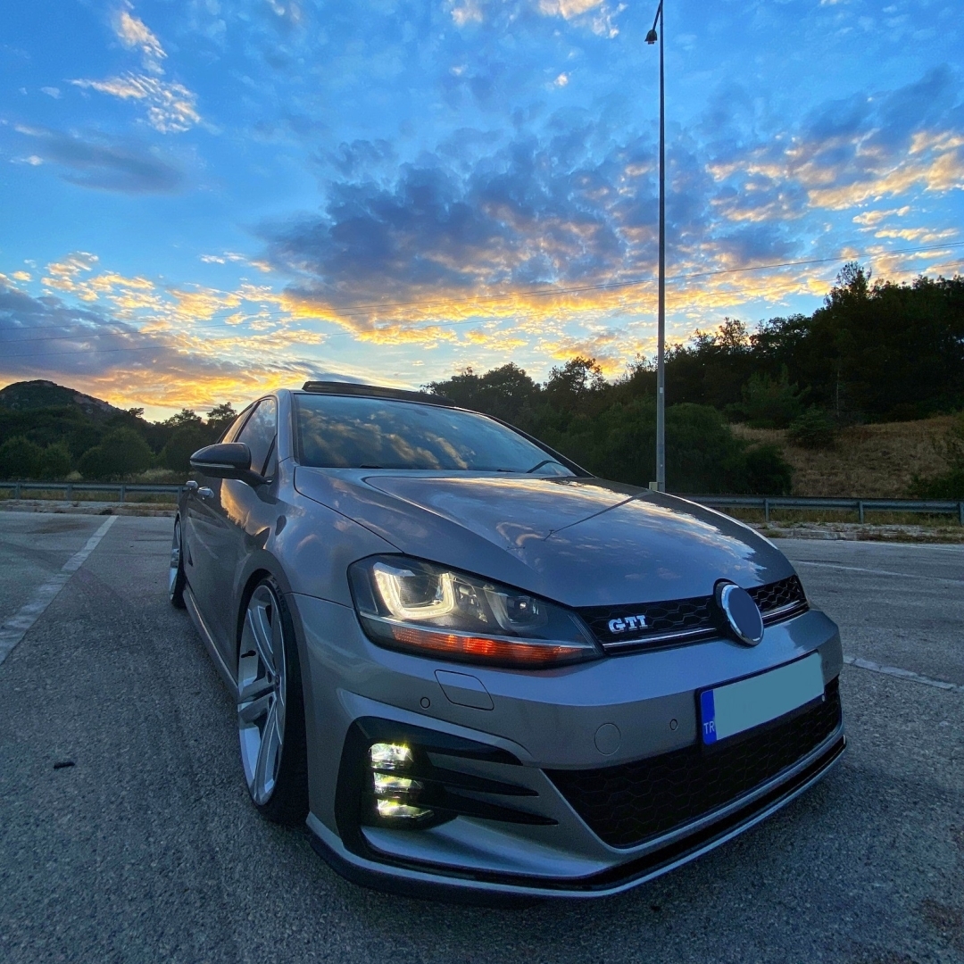 Golf 7 için Golf 7.5 GTI Ön Tampon & Panjur Seti 2