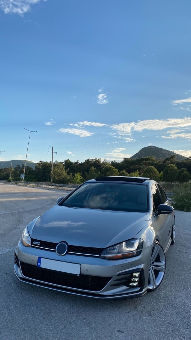 Golf 7 için Golf 7.5 GTI Ön Tampon & Panjur Seti 3