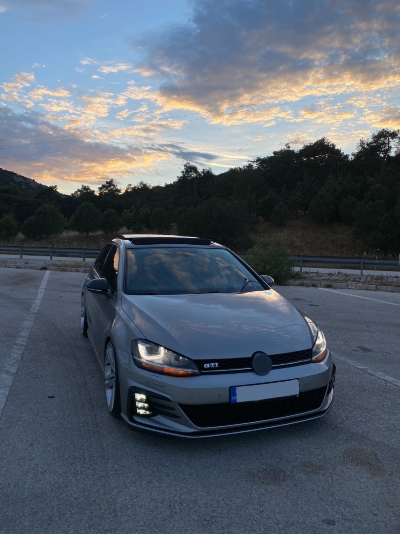 Golf 7 için Golf 7.5 GTI Ön Tampon & Panjur Seti 5
