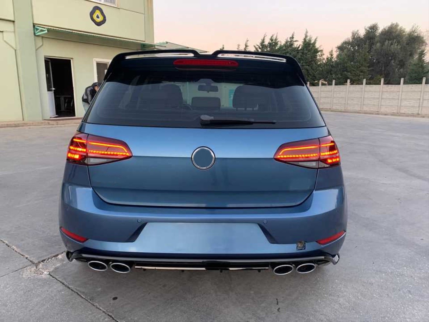 Volkswagen Golf 7 için Golf 7.5 R Arka Tampon 3