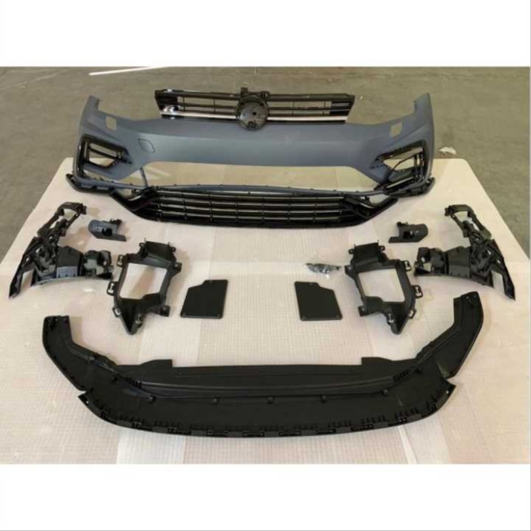 Golf 7 için Golf 7.5 R Ön Tampon Panjur Seti 2