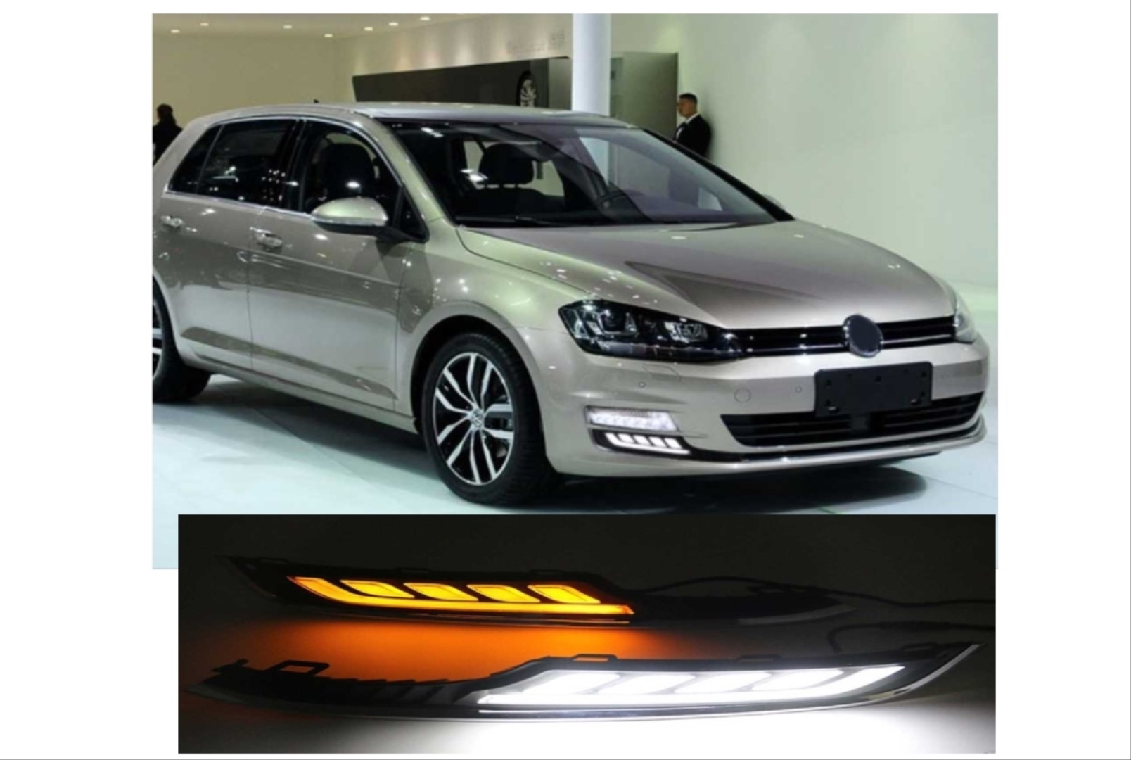 Golf 7 İçin Uyumlu Ön Sis Ledi 5