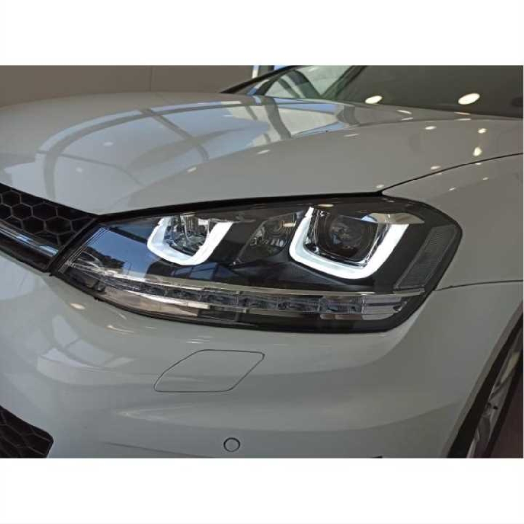 Golf 7 için Uyumlu U LED Far Silver 3