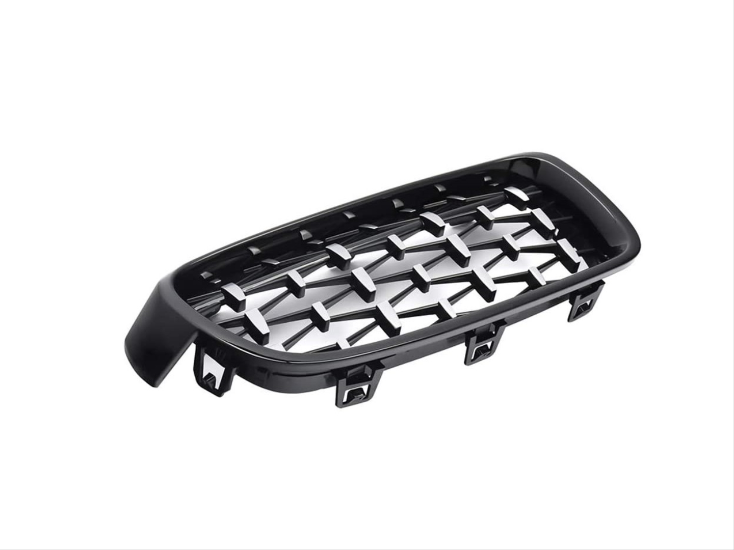 BMW 3 Serisi F30 (2012-2018) Uyumlu Diamond Panjur (Böbrek) Piano Black 4
