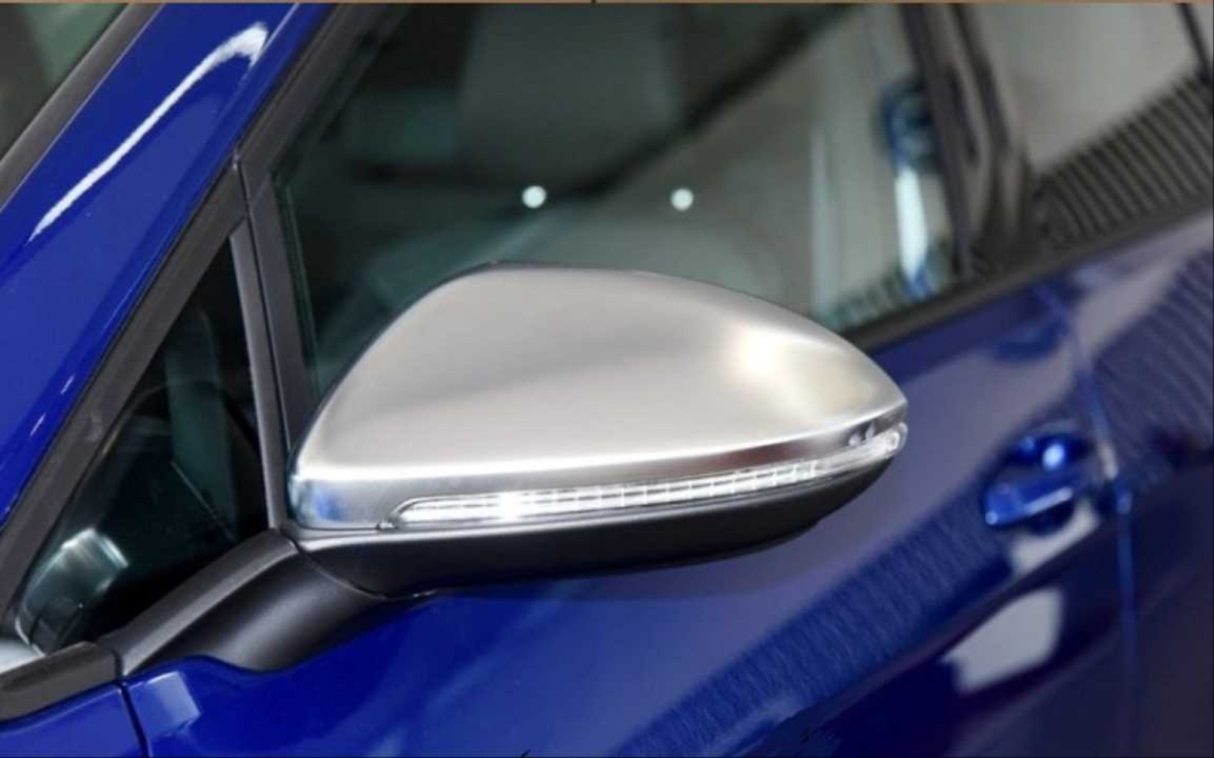 Golf 7-7.5 İçin Uyumlu Mat Gri 'R' Ayna Kapağı 5