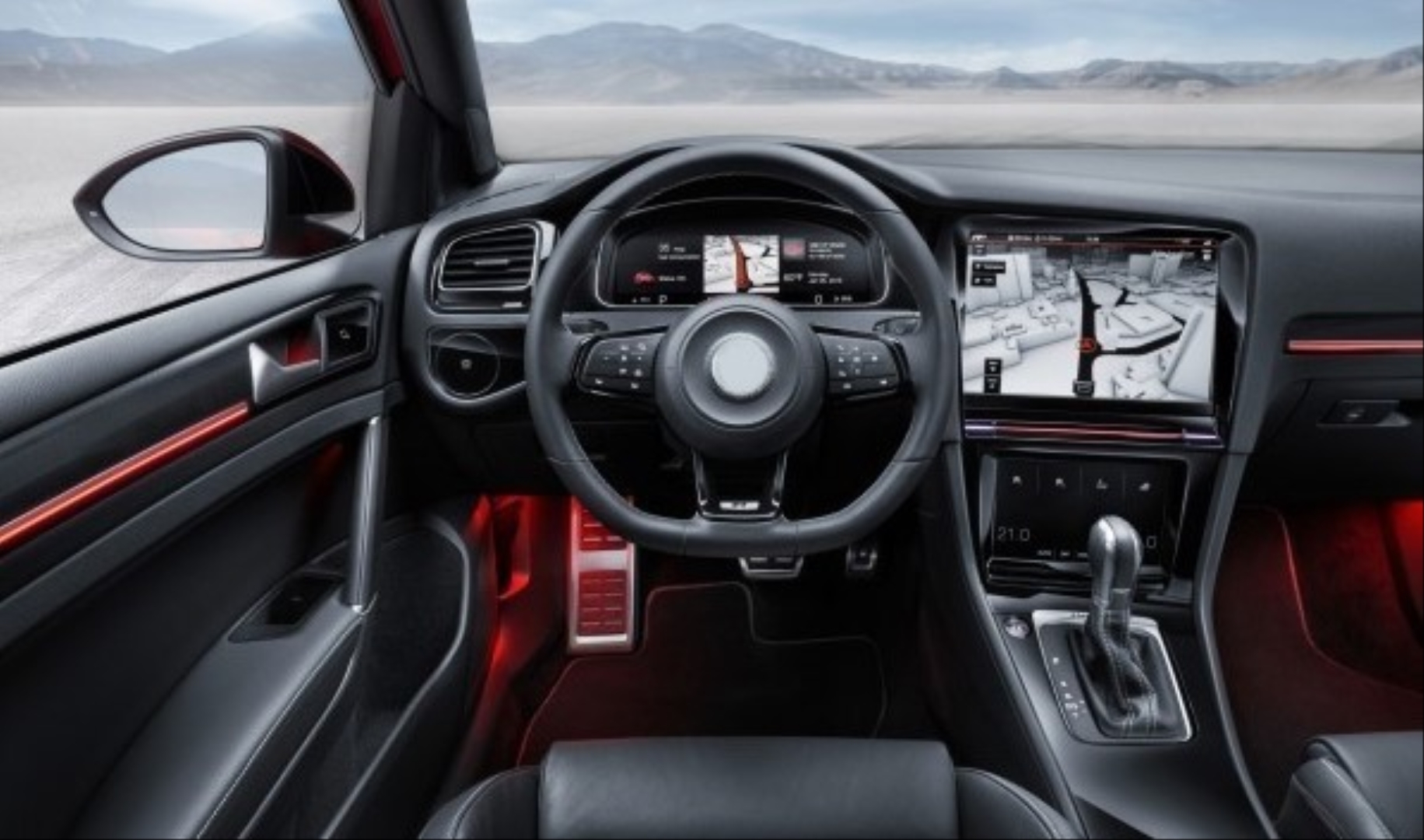 Golf 7-7.5 için Uyumlu Ambians Set - 64 Renk (Aydınlatma) 2