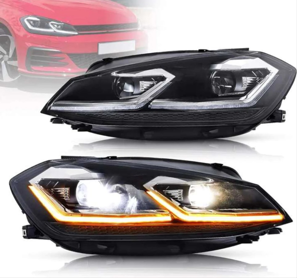 Golf 7.5 için Uyumlu J Far Silver Full LED 4