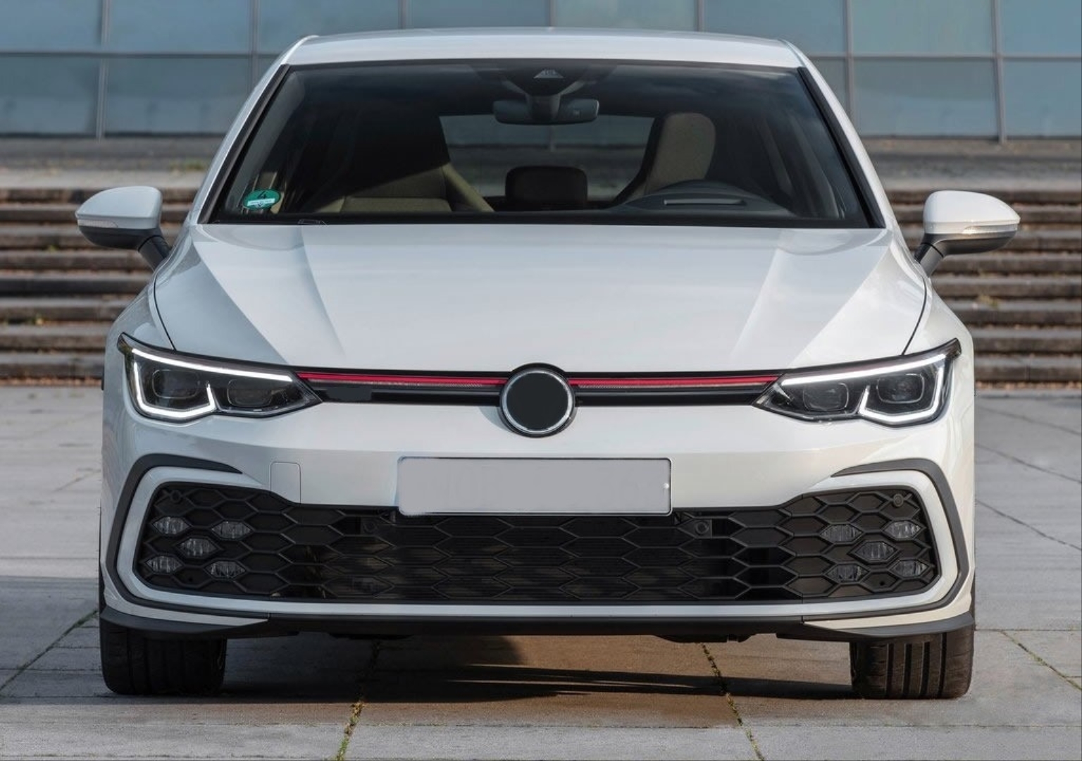 Golf 8 için Uyumlu GTI Ön Tampon ve Panjur Seti 2