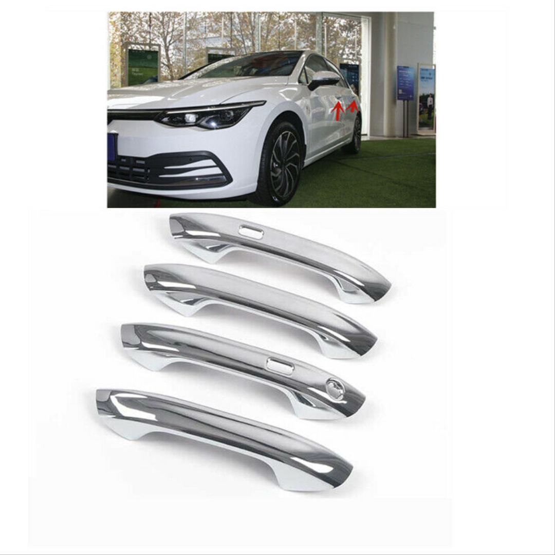 Golf 8 İçin Uyumlu Kapı Kolu Kaplama - Krom 2