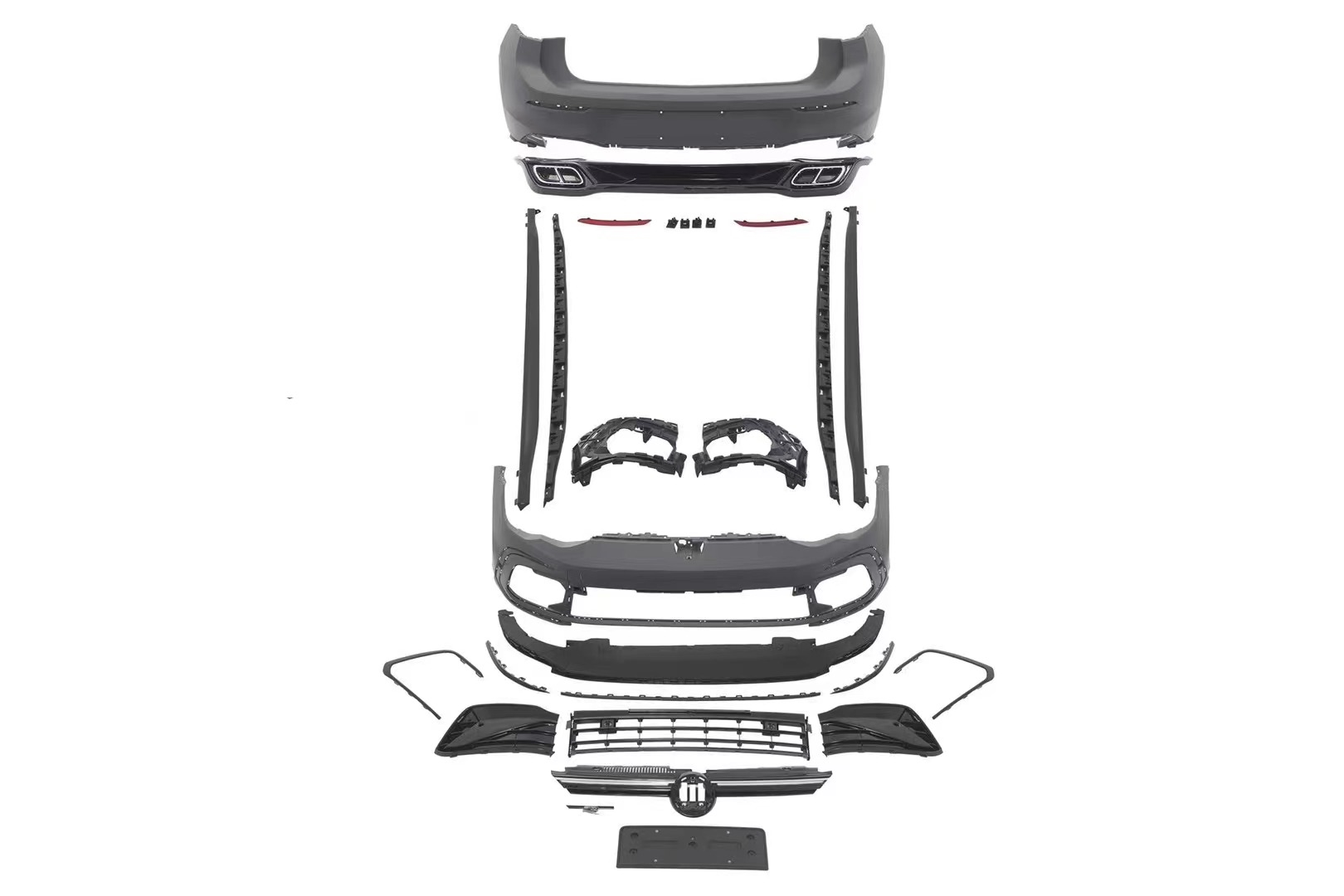 Golf 8 için Uyumlu R-Line Body Kit 2